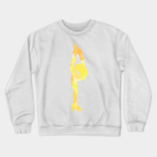 Yellow Figure Skater Crewneck Sweatshirt